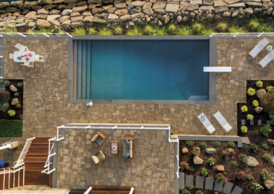 Colonial Cobble Combo Pool Pad